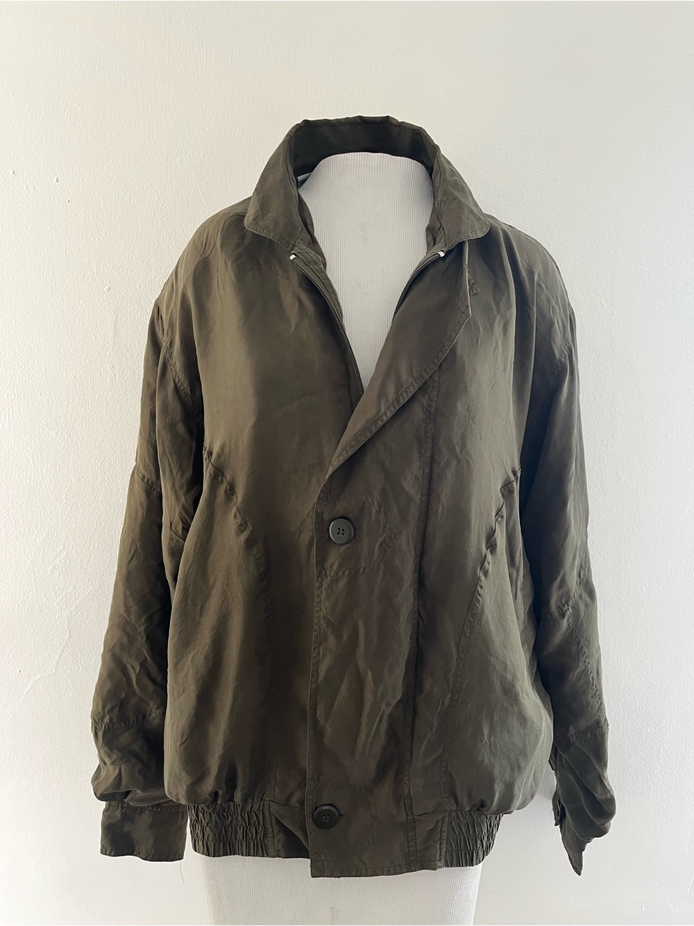 Pur Olive Green Bomber Jacket